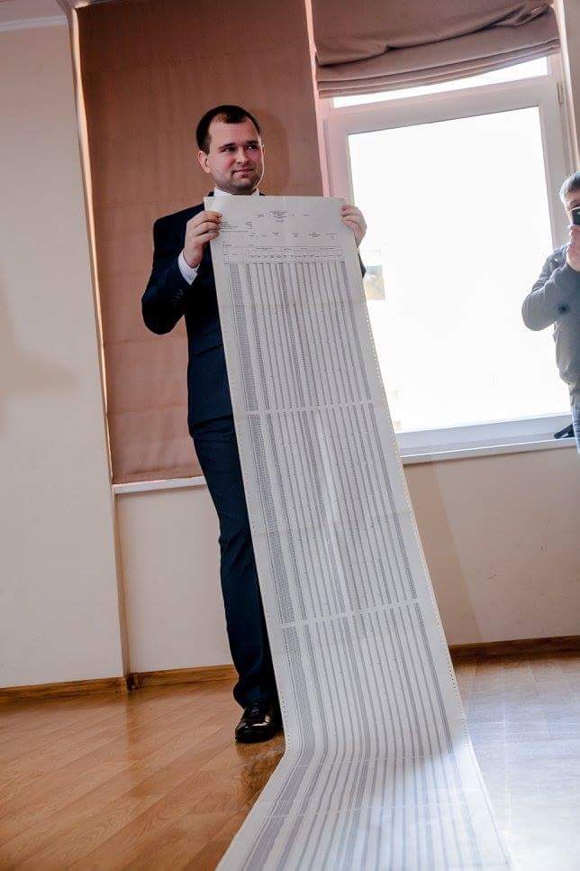 Гранд Иншур. Подробный расчёт задолженности по кредиту на перфоленте.