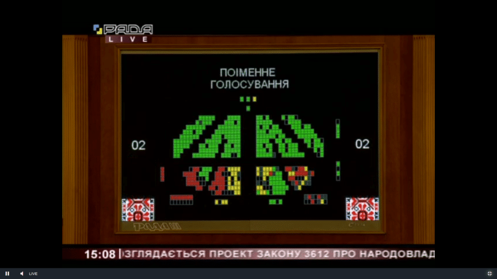 Парламент принял во втором чтении законопроект №3612, касающийся референдума. Юридическая компания "Гранд Иншур".