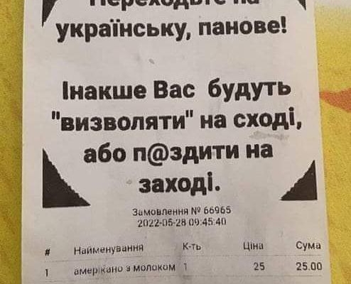 Русский или украинский язык использовать в Украине7