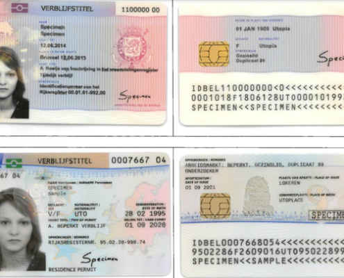 Помощь украинцам в Бельгии - Карта А (временная защита)